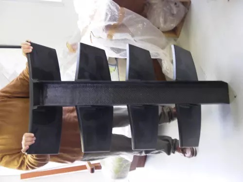 Escalier r&eacute;alis&eacute; en fibres de carbone